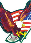 Saddle Tramp embroidered eagle patch