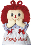 Aurora World Raggedy Ann and Raggedy Andy  licensed plush