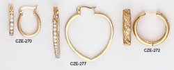 International Jewelry Designs Inc. hoop earrings