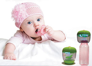 Binky Fresh Sanitizes Pacifiers & Bottle Nipples On The Go