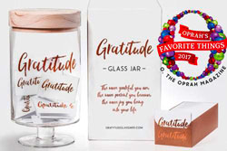 Gratitude Glass Jars