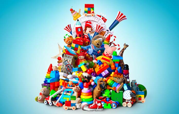 pile of toys