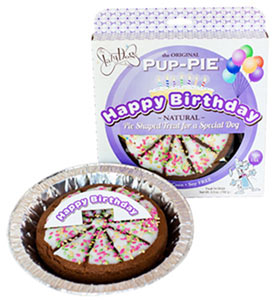 Pup-PIE birthday cake for dogs by Lazy Dog Co.