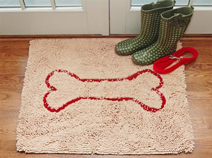 dog themed door mat