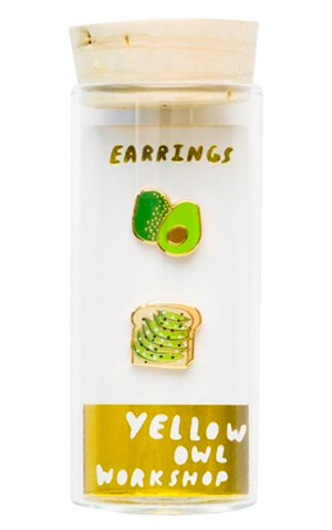 Avacado Toast Earrings