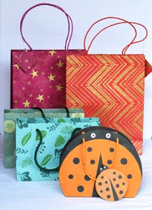 Handmade Paper Gift Bags from Green Value
