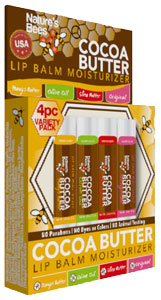 Nature’s Bees Cocoa Butter Lip Balm from ValueMax Products