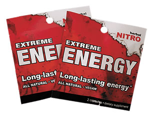Extreme Energy Packets from Herbal Nitro