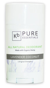 Lavender Coconut CBD Deodorant from Kb Pure Essentials