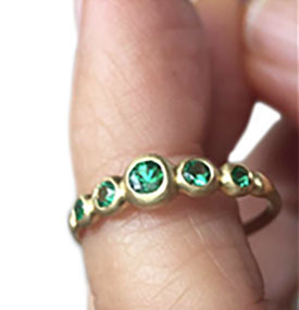 Emerald Kima Ring