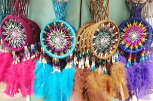 Colorful Beaded Dream Catchers