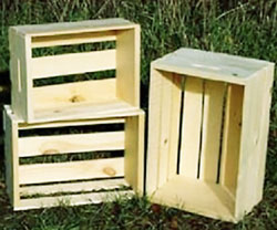 Nested Pine Crates
