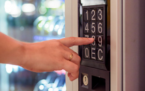 buying from a vending machine