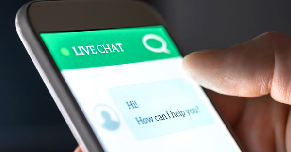 chat bot on smartphone