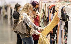 women shopping at the MAGIC Pop Up show