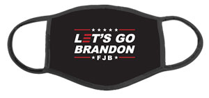 Let's go Brandon face mask