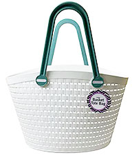 Large Basket Tote Bag