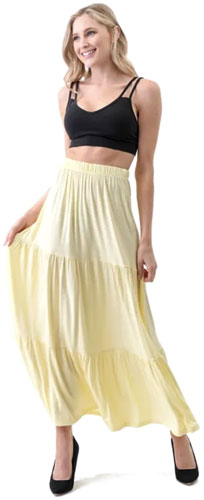 Ladies’ Tiered Maxi Skirt