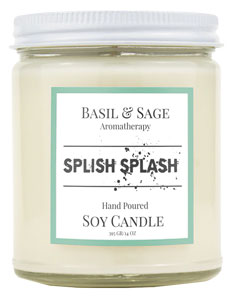 Basil & Blue Sage Aromatherapy Soy Wax Candle
