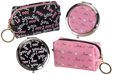 Matching Purse & Compact Mirror Sets