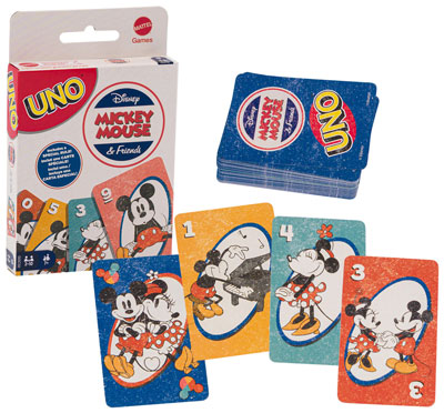 Retro Toys Uno Mickey Mouse Playing Cards