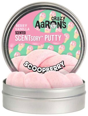 Sensory toy strawberry and vanilla scented putty
