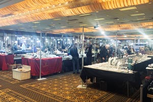 Gem & Lapidary show floor